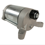 Starter motor for Yamaha Grizzly 450 YFM450FG 2011–2014, metallic silver body