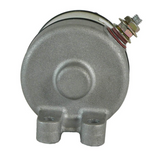 DGT Agri starter motor, metallic silver finish; compatible with KTM 525 XC/400 EXC/540 SXS and Polaris Outlaw 450/525