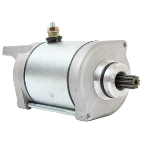 DGT Agri starter motor, silver metal finish, for Arctic Cat/Can-Am/Kymco/Massey Ferguson 250–300