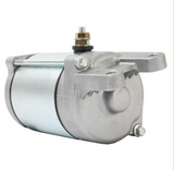 Starter motor with silver aluminum body for Arctic Cat 250/300, Can-Am DS 250, Kymco Mongoose 250/300