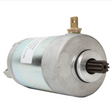DGT Agri starter motor for Yamaha YFA1 Breeze/YFM125G Grizzly ATV, silver metal body