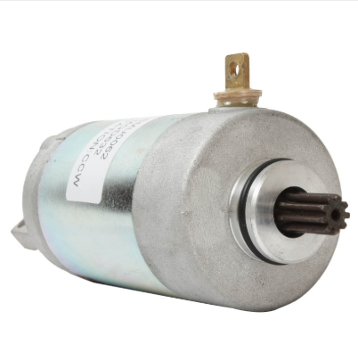 DGT Agri starter motor for Yamaha YFA1 Breeze/YFM125G Grizzly ATV, silver metal body
