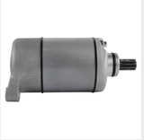 Starter motor for Polaris Sportsman/Ranger/Magnum/Scrambler 325–700cc, gray metal body with gear shaft