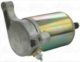 Starter motor for Yamaha ATV models Raptor 350, Big Bear 350, Warrior 350, Moto-4 350, Kodiak 400; metallic housing