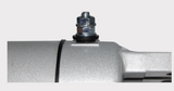 Starter motor by DGT Agri for Honda TRX400FW/TRX450/TRX500 Fourtrax Foreman 4x4; silver housing and mounting stud.