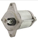 Starter motor by DGT Agri for Honda TRX420, TRX500 Foreman, TRX520 and Pioneer 500, silver with black terminal