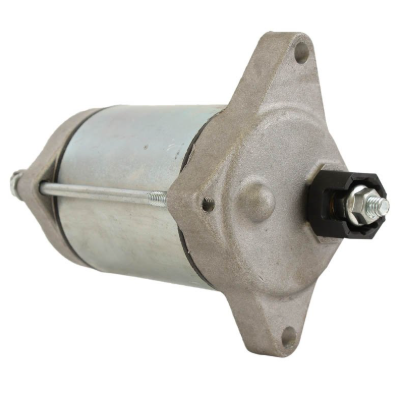Starter motor for Honda TRX420/TRX500/TRX520 Pioneer 500, metal housing with black terminal
