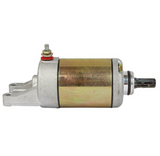 Starter motor for Suzuki KingQuad ATV LTA450X/LTA500X, gold solenoid housing