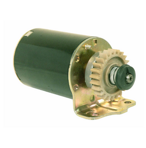 Starter motor DGT Agri, green housing, 12V CCW 24-tooth gear for Briggs & Stratton engines