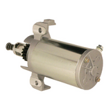 Starter motor for Briggs & Stratton 16-tooth engines, silver metal body for lawn & garden equipment