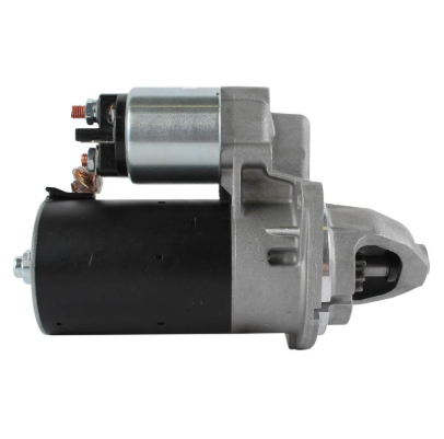 DGT Agri starter motor for Lombardini engines, black and silver, 9-tooth, replaces 563R0540 / 0-001-107-058