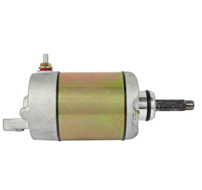 Starter motor for Honda TRX400EX Sportrax/TRX400X ATV, metallic body, 2005–2014; replaces 31200-HN1-A41.