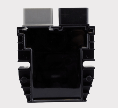 DGT Agri MOSFET voltage regulator rectifier, black housing with dual top connectors, universal fitment