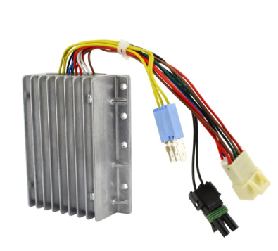 DGT Agri ECM kit for Polaris Scrambler/Sportsman 400/450/500 (2004–2006) with aluminum heatsink and wiring harness.