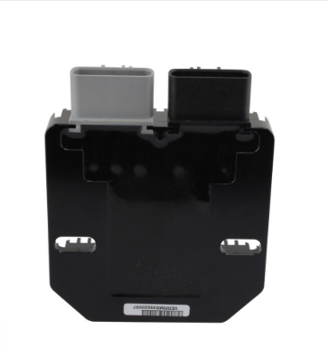 DGT Agri REVOLT voltage regulator module; black enclosure with dual gray/black connectors