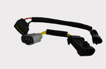 REVOLT voltage regulator by DGT Agri for Victory Vegas/Boardwalk 1800, 2008–2017, with black-yellow wiring harness