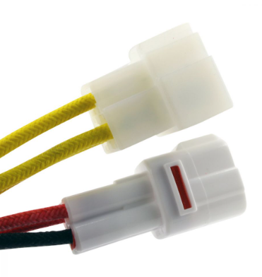REVOLT Regulator Rectifier by DGT Agri for Suzuki LTA700X KingQuad; white two-pin connectors with yellow and red/green wiring