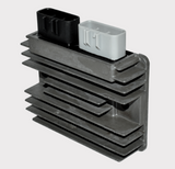 Regulator rectifier for Can-Am Ryker 600/900 ACE EFI (2019–2021) by DGT Agri, aluminum heatsink with dual connectors