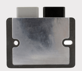 Regulator Rectifier for Can-Am Ryker 600/900 ACE EFI by DGT Agri; metal housing with dual connectors
