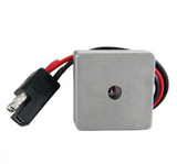 Regulator/rectifier module with silver housing for Arctic Cat snowmobiles (Cheetah, El Tigre, Panthera, Lynx) 1972–1984