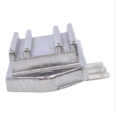Regulator rectifier for John Deere/Kohler 8–25HP engine; silver aluminum unit.
