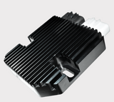 DGT Agri REVOLT regulator rectifier with black finned heatsink and white connector.