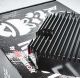 REVOLT regulator rectifier with black finned heatsink; DGT Agri voltage regulator on packaging