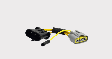 REVOLT regulator/rectifier by DGT Agri with yellow leads and dual connectors