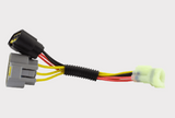 REVOLT Regulator Rectifier by DGT Agri, gray housing with yellow/red wires and a green connector.