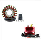 Stator and aluminium MOSFET regulator/rectifier kit by DGT Agri for Honda VFR800 Interceptor (2002–2009)