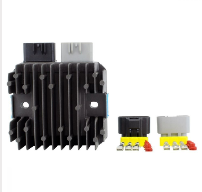 65A MOSFET voltage regulator by DGT Agri for Polaris/RZR, Ranger, Sportsman, General – black module