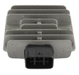 Voltage regulator rectifier with aluminum heatsink and 4-pin connector