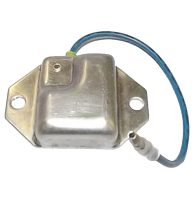 Regulator Rectifier unit with metal housing and blue wiring lead