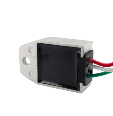 Regulator Rectifier for Honda TRX90 Sportrax youth ATV - DGT Agri, metal housing, red/white/green wires