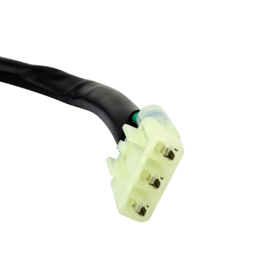 Regulator rectifier connector for Honda TRX90 Sportrax/TRX90EX/TRX90X Youth ATV, white 4-pin plug on black harness