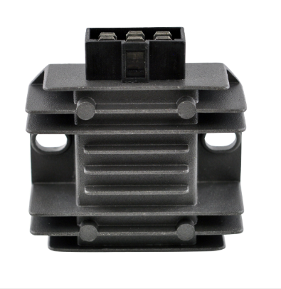 Regulator rectifier module, black heat-sink design for Kawasaki KLF220/KLF250 Bayou and KLR650 series