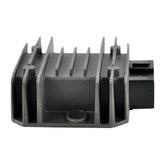 Regulator rectifier module with black heatsink for Kawasaki motorcycles