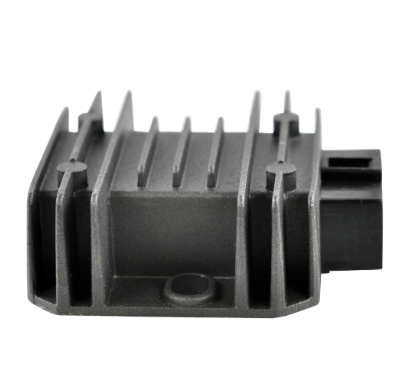 Regulator rectifier module with black heatsink for Kawasaki motorcycles