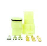 Regulator rectifier kit by DGT Agri for Honda TRX350 Foreman ATV; yellow connector housing and eight metal terminals