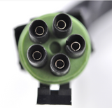 Regulator rectifier connector for Can-Am DS 650 – green circular 5-pin plug
