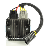 DGT Agri MOSFET regulator/rectifier module with finned heatsink and black multi-wire connector harness