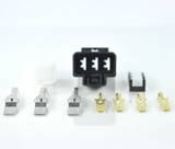 DGT Agri MOSFET regulator rectifier kit for CFMoto CF500 ATV with black 3-pin connector and brass/silver terminals