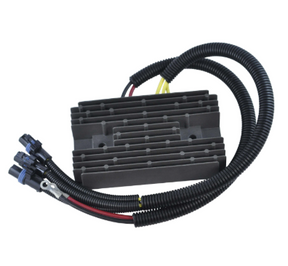 MOSFET Regulator Rectifier for Polaris RZR 900 XP EFI, DGT Agri, black heat-sink with wiring harness.
