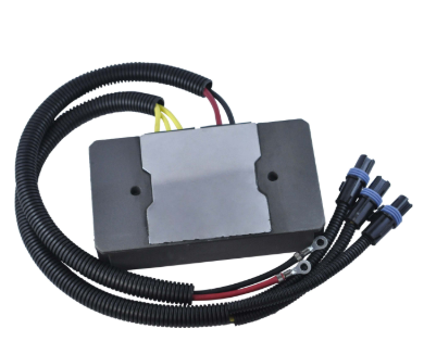 MOSFET regulator rectifier module for Polaris RZR 900 XP / RZR 4 900 XP EFI, black housing with wiring harness by DGT Agri