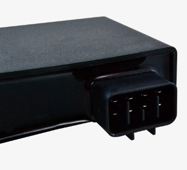 Performance CDI module for Suzuki LTZ250 ATV; black ignition module with 3-pin connector