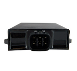 Performance CDI module in black plastic with 6-pin connector for Kawasaki KLF220 Bayou and Suzuki LTF250/LTF300 KingQuad