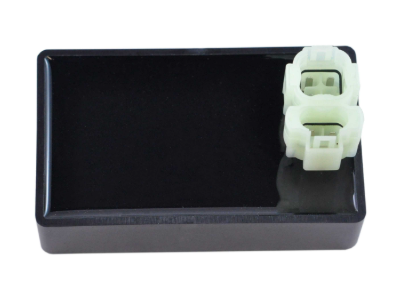 CDI module for Honda TRX350 Foreman ATV by DGT Agri; black rectangular unit with light-green connector.