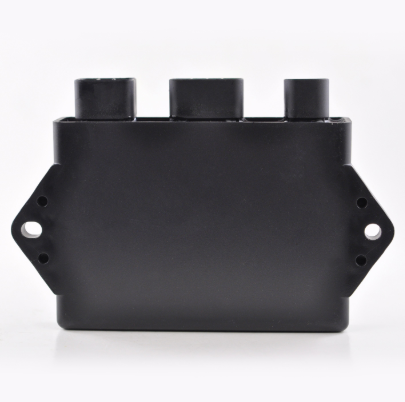 CDI module for Yamaha YFM400 Grizzly Kodiak ATV by DGT Agri; black rectangular electronic box