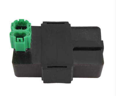 DGT Agri CDI Module for Kymco MXU 50 ATV / People 50 scooter; black housing with green plug, replaces 30400-KFA6-900