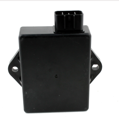 Performance CDI module for Yamaha YFM250 Bear Tracker ATV, black plastic with top connector and mounting flanges